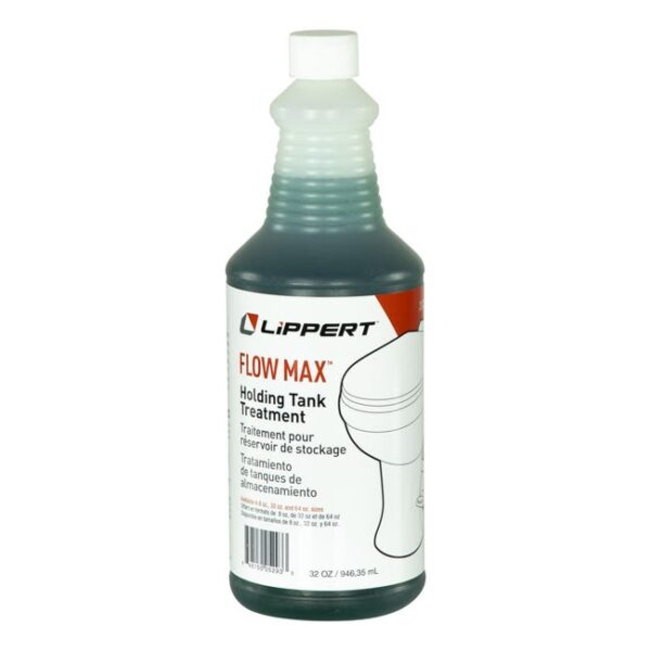 Lippert Flow Max Waste Holding Tank Treatment, 32 Ounce Bottle, Fresh Rain Scent