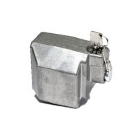 Blaylock EZ Push Button Coupler Lock, 2-Inch Ball Couplers, Silver