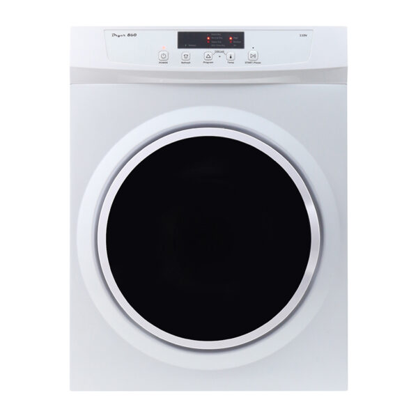 Pinnacle Equator Compact RV Clothes Dryer, 4.0 Cu Ft, White