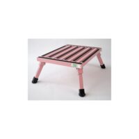 Safety Step Step Stool, 19" x 15" x 8", 1000 lb Capacity, Pink