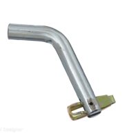 RV Designer Bent Hitch Pin, 5/8 x 3 Inch, Stainless, Chrome