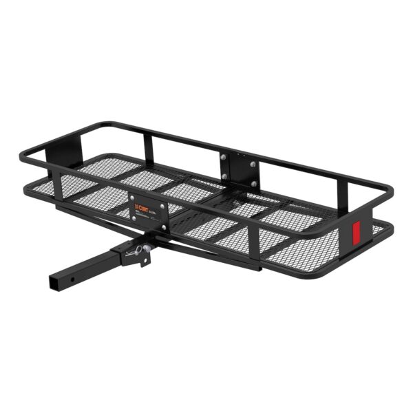 CURT Basket Cargo Carrier, 20 x 60 Inch, 500 lb Capacity, Black
