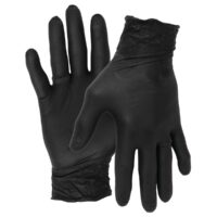 Performance Tool Extra Large Nitrile Gloves, Black, Pack of 100