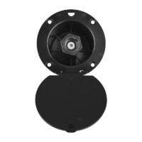 Dura Faucet Exterior Spray Port with Quick Connect, Black