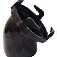Valterra 45-Degree Sewer Adapter, Black