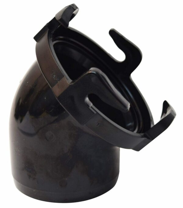 Valterra 45-Degree Sewer Adapter, Black