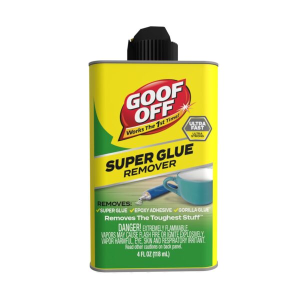 Goof Off Super Glue Remover, 4.5 Ounce