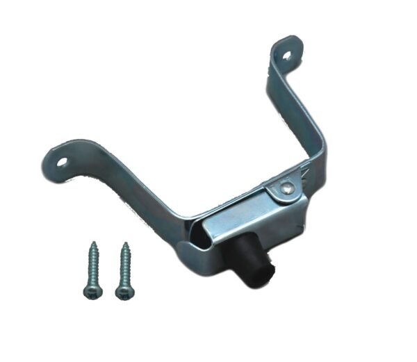 AP Products Silver Door Catch, Bumper-Style, 2-5/8 inch
