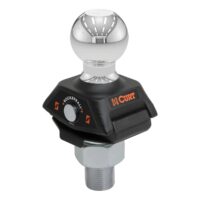 CURT Rocker Ball Trailer Hitch, 2 5/16 Inch Diameter, 12000 Pound Capacity