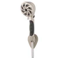 Oxygenics Fury RV Hand Shower Head, Ivory Nickel, 5 Spray Settings