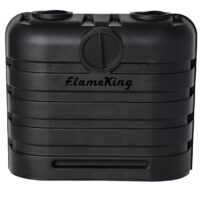 Flame King Propane Tank Cover, Black, Dual 30 Pound Tanks
