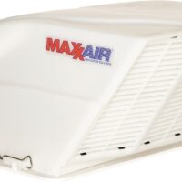 MaxxAir Dome Roof Vent Cover, White, 26.5" x 18.125" x 10.25"