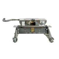 Husky Towing Fifth Wheel Hitch, 26,000 lbs GTW, Fixed Mount, Gray