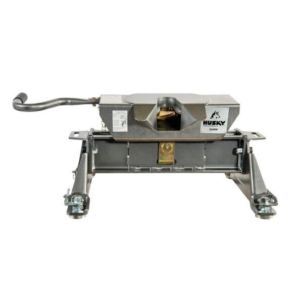 Husky Towing Fifth Wheel Hitch, 26,000 lbs GTW, Fixed Mount, Gray