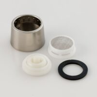 Empire Faucet Aerator, Fixed Spray, Brushed Nickel