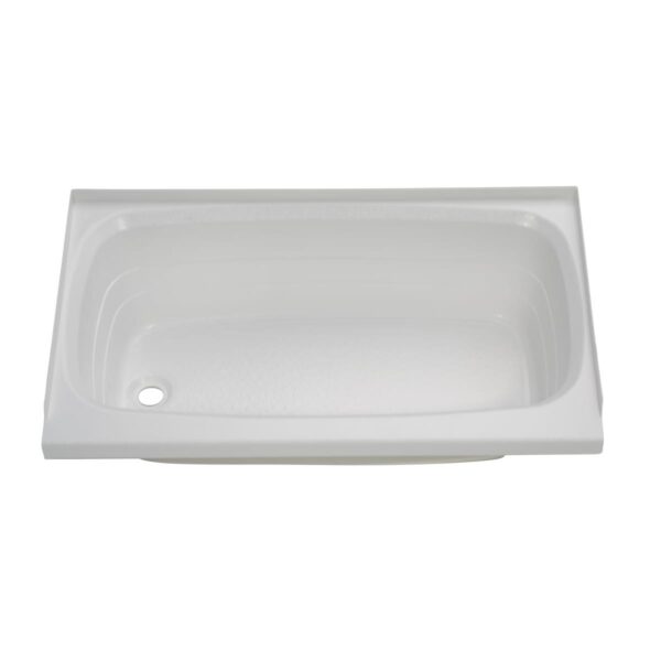 Lippert Better Bath Rectangular Bathtub, 40" x 24", Left Drain, White