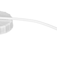 B&B Molders Fresh Water Inlet Cap, Bayonet, Polar White with Lanyard