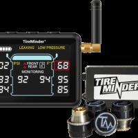 Minder Research TireMinder i10 TPMS, 4 Sensors, 3.15 Inch Display, Multi-Vehicle Monitor