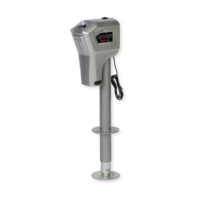 Husky Towing Electric Trailer Tongue Jack, 5000 lb, Round Topwind