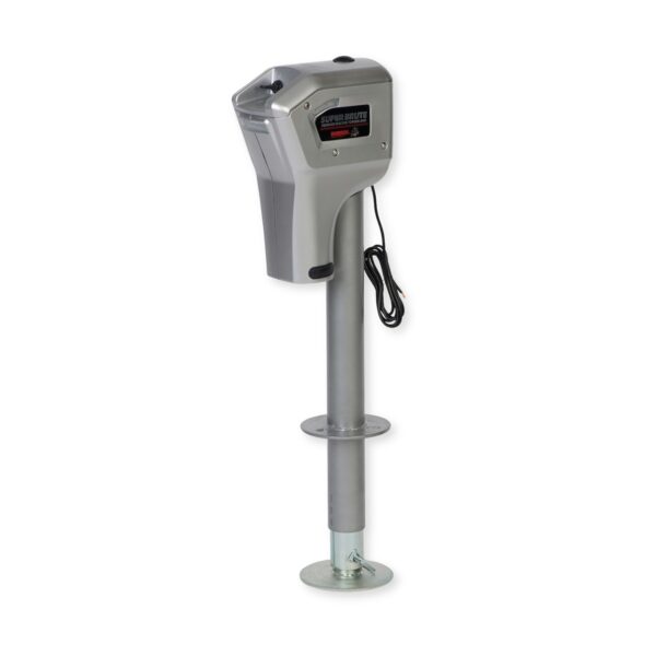 Husky Towing Electric Trailer Tongue Jack, 5000 lb, Round Topwind