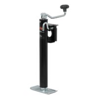 CURT Swivel Trailer Tongue Jack, 2,000 lb, Square Sidewind, Weld-On