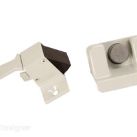 RV Designer Screen Door Latch, Coleman-style, Left, White