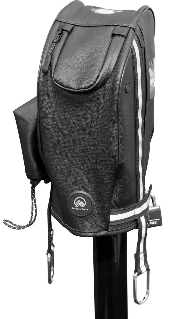 Trailersphere Tongue Jack Cover, Stromberg Carlson 3500, Black