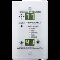 Winegard Sensar Pro TV Signal Meter, White, Digital Display, Wall Mount