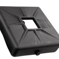 JR Products 4-Inch Square Sewer Hose Bumper Cap, Black