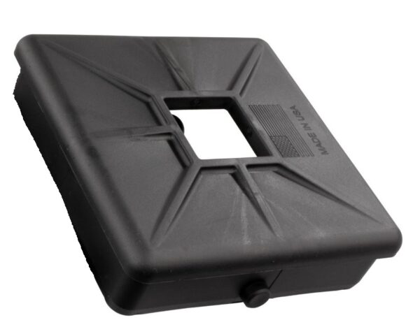 JR Products 4-Inch Square Sewer Hose Carrier Cap, Tab Mount