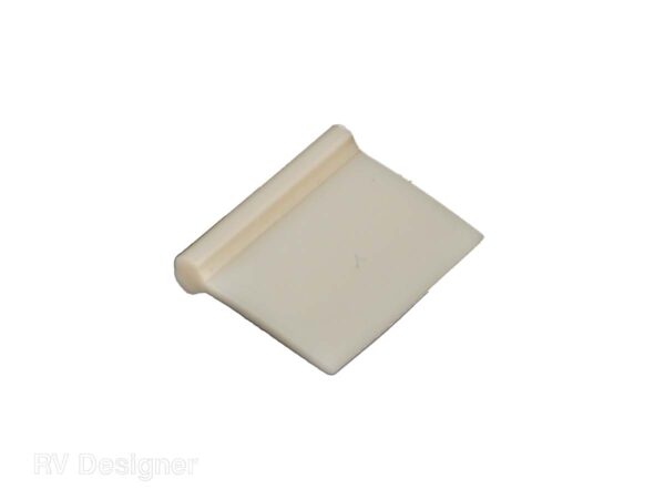 RV Designer Sew-In Curtain Tab, A206/A206W Ceiling Track, White, Set of 14