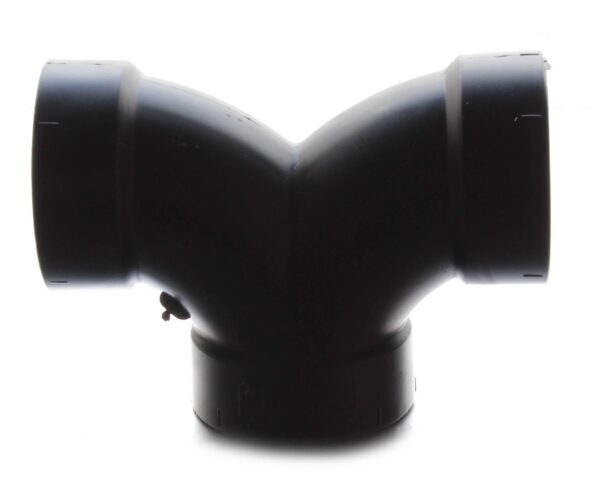 LaSalle Bristol 3-Way Elbow, 1.5-Inch, Black ABS