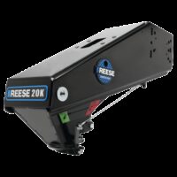 Reese Goose Box Air-Ride 5th Wheel Pin Box, 20,000 lb Capacity, Black Steel