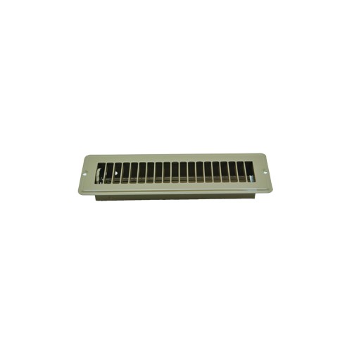 AP Products 11-3/8" x 3-5/8" Floor Register with Damper, Brown