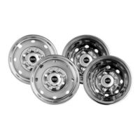 Pacific Dualies 16" Wheel Simulator, 8 Lug, Ford-Specific, Set of 4