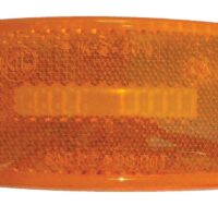 Valterra Replacement Marker Light Lens, 4" × 2", Amber