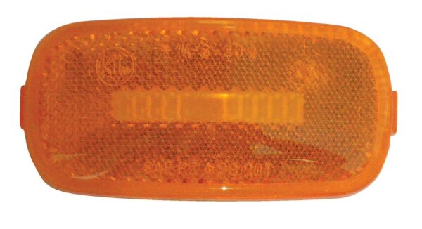 Valterra Replacement Marker Light Lens, 4" × 2", Amber