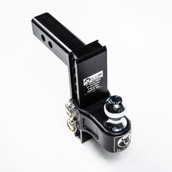 Blue Ox Adjustable Ball Mount, 2" Receiver, 10,000 lb GTW, 7" Drop