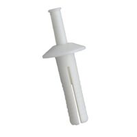 AP Products Plastic Blind Rivets, 1/4 Inch Diameter, 1 Inch, Case of 25, White