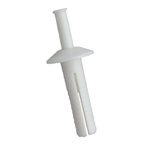 AP Products Plastic Blind Rivets, 1/4 Inch Diameter, 1 Inch, Case of 25, White