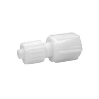 Elkhart Supply 3/8 Inch to 1/2 Inch Fresh Water Coupling, Female Swivel, White