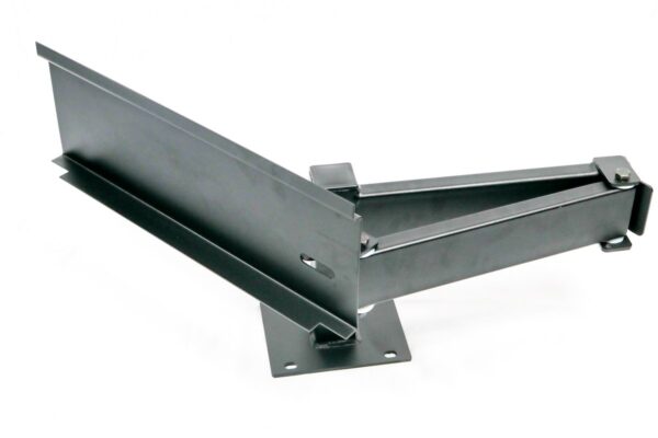 Fleming Sales Adjustable Barbecue Grill Mount, 10-30", Black