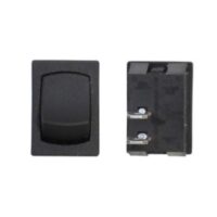 Valterra Mini Push Button Switch, SPST, Momentary, 16A, Black