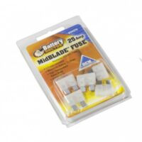 WirthCo 25 Amp Clear Blade ATO/ATC Fuse, Pack of 5