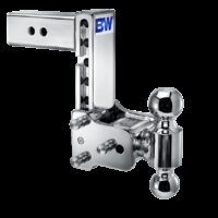 B&W Trailer Hitch Ball Mount 2-1/2" Receiver 18,000 lb Dual Ball Chrome Plated
