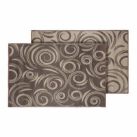 Faulkner Patio Mat, 5 Feet 8 Inches by 3 Feet, Reversible Polypropylene