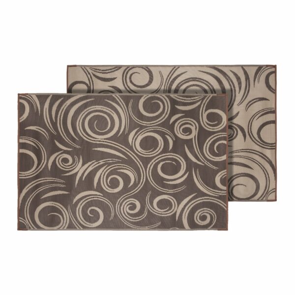Faulkner Patio Mat, 5 Feet 8 Inches by 3 Feet, Reversible Polypropylene