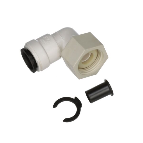 AquaLock Fresh Water Elbow Adapter, 1/2 x 3/4 Inch, Off-White