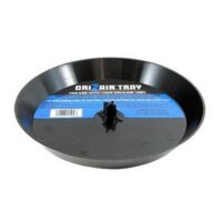 Rainier Dri-Z-Air Dehumidifier Drip Tray, Black, 8.5 Inch Round