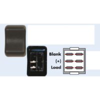 Valterra Rocker Switch, On-Off, 125V/16A, Black